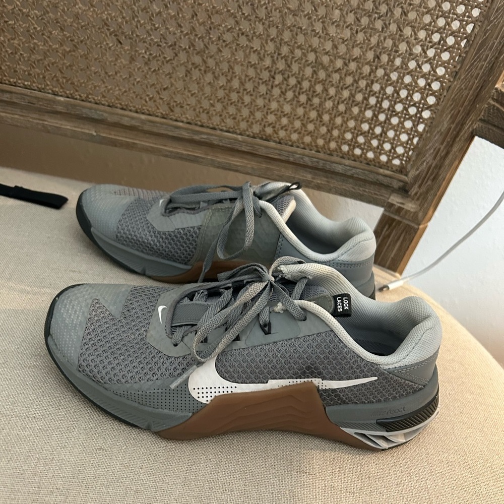 Nike Gray and Brown Athletic Shoes